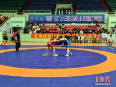 百余名青少年齐聚牡丹江比赛国际式摔跤